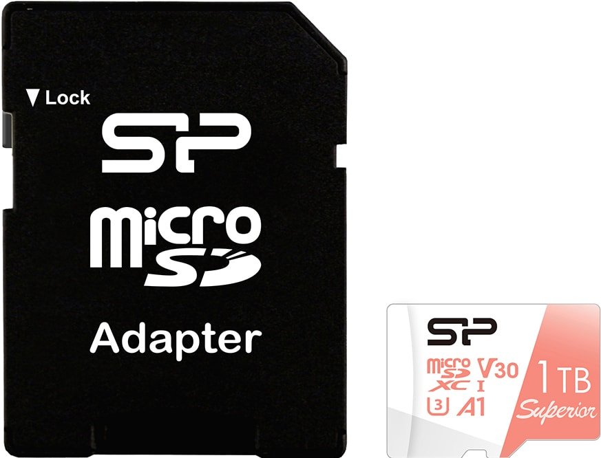 

Карта памяти Silicon-Power Superior A1 microSDXC SP001TBSTXDV3V20SP 1TB (с адаптером)