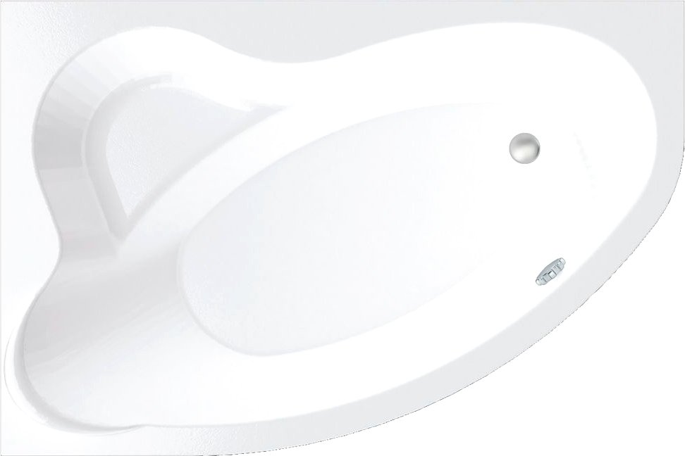 

Ванна Bonito Home Rosa 150x100 L BH-RA-101-150L/St+BH-RA-150L/P (с ножками и экраном)