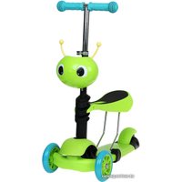 Трехколесный самокат Graffiti 7350702 (зеленый)