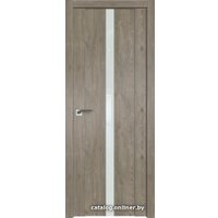 Межкомнатная дверь ProfilDoors 2.04XN L 50x200 (каштан темный, стекло lacobel белый лак)