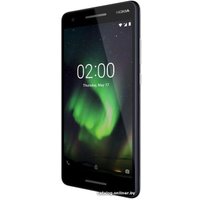 Телефон Nokia 2.1 (синий/серебристый)