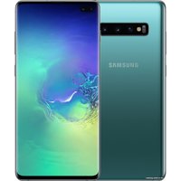 Телефон Samsung Galaxy S10+ SM-G975F/DS 8GB/128GB Восстановленный by Breezy B (аквамарин)
