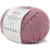 Пряжа для вязания Gazzal Baby Wool Xl 843 (сухая роза)