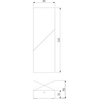 Бра Elektrostandard Snip 40106/LED (темно-серый)