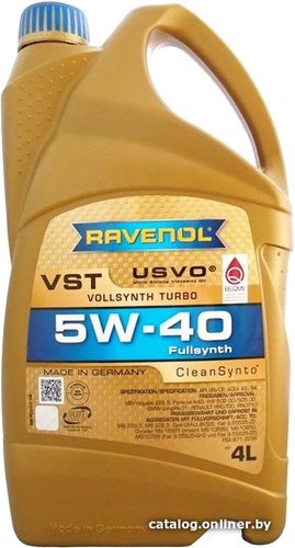 Моторное масло Ravenol VST 5W-40 4л