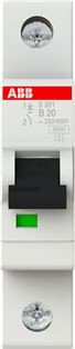 

Выключатель автоматический ABB S201-B20 1P B 20A 10kA 1M 2CDS251001R0205