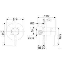 Смеситель Omnires Y Y1245GL