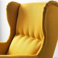 Интерьерное кресло Ikea Страндмон 804.199.42 (шифтебу желтый)