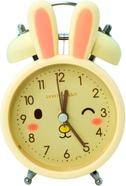 Настольные часы ILikeGift Cute rabbit 17138-01 (желтый)