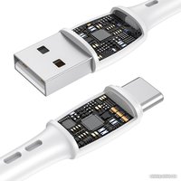 Кабель Vipfan X05 USB Type-A - USB Type-C (3 м, белый)