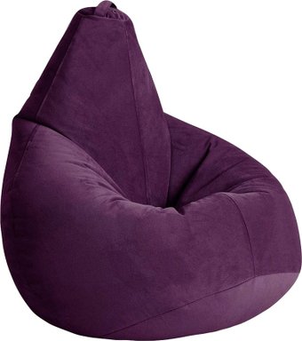 Kreslomeshki Груша велюр (XL, баклажан)