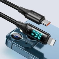 Кабель McDodo CA-1030 USB Type-C - Lightning (1.2 м, черный)