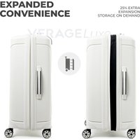 Чемодан-спиннер Verage Edinburgh 22019WS II - L 77 см (белый оникс)