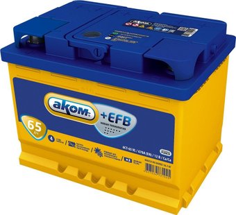 AKOM +EFB 65 (65 А·ч)