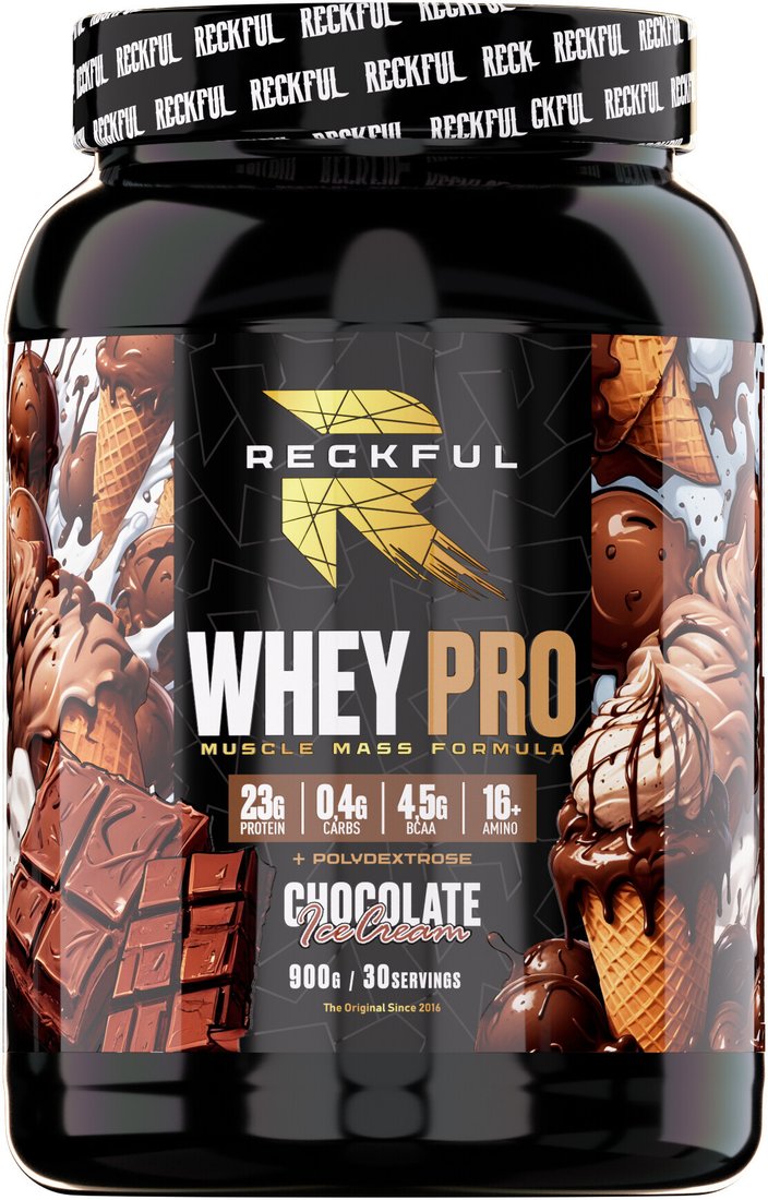 Протеин комплексный Reckful Whey PRO (шоколад, 900г)