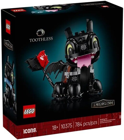 Конструктор LEGO Icons 10375 Как приручить дракона: Беззубик