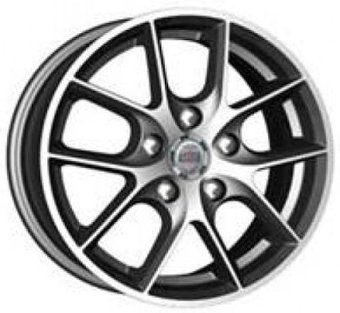 Литые диски Alcasta M63 15x6" 4x100мм DIA 60.1мм ET 40мм BKF