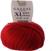 Baby Wool XL 811 50 г 100 м (красный)