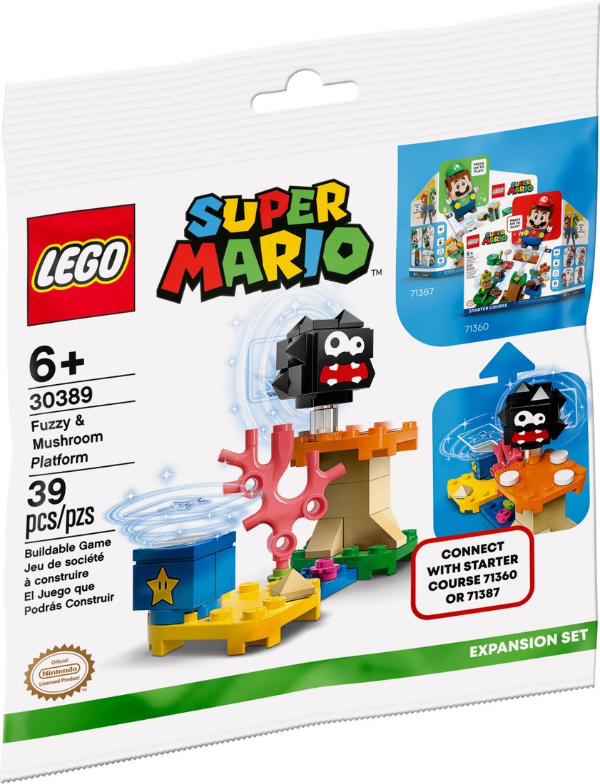 

Конструктор LEGO Super Mario 30389 Лохматик и гриб-платформа