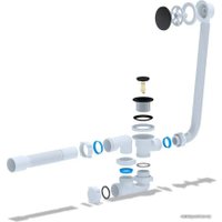 Сифон Ани Пласт EC255BL