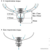 Донный клапан Tim BAR0502B