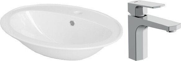 Умывальник Cersanit Calla 54 S-UM-Cl/1-w + 63055