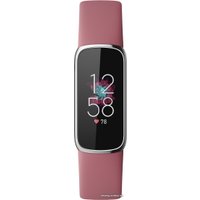 Фитнес-браслет Fitbit Luxe (серебристый/розовый)