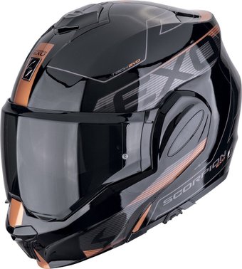 Мотошлем Scorpion Exo Exo-Tech Evo Traveller (р. L, черный/медный)