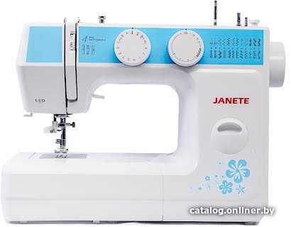 Электромеханическая швейная машина Janete 989 (голубой)