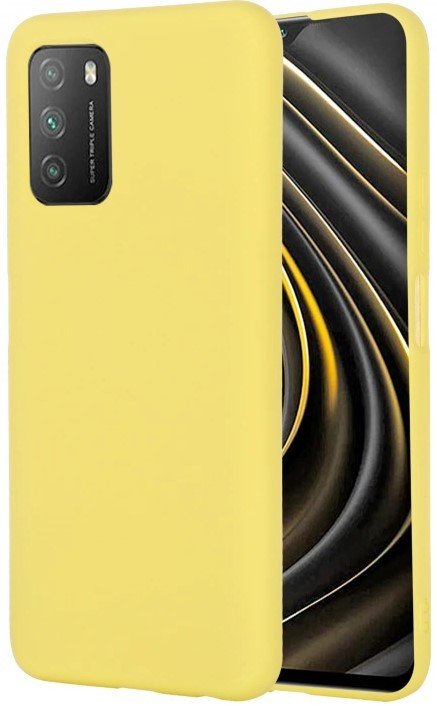 

Чехол для телефона Case Cheap Liquid для Poco M3 (желтый)