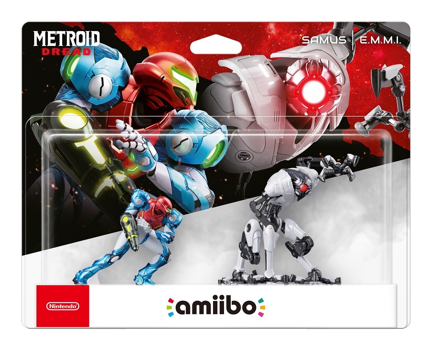 

Экшен-фигурка Nintendo Комплект из 2-х Amiibo Самус Аран и E.M.M.I (коллекция Metroid)