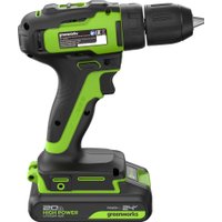 Дрель-шуруповерт Greenworks GD24DD35K2 3704007CUA (с 1-м АКБ)