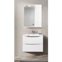  BelBagno Шкаф с зеркалом Marino-SPC-700/750-1A-BL-P-R (bianco lucido)