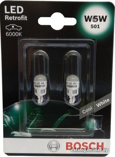 Светодиодная лампа Bosch W5W LED Retrofit 2шт