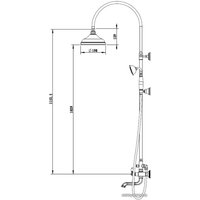 Душевая система  Bravat Art F65193AR-A3-RUS