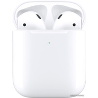 Наушники Apple AirPods 2 в футляре с возможностью беспроводной зарядки в Могилеве