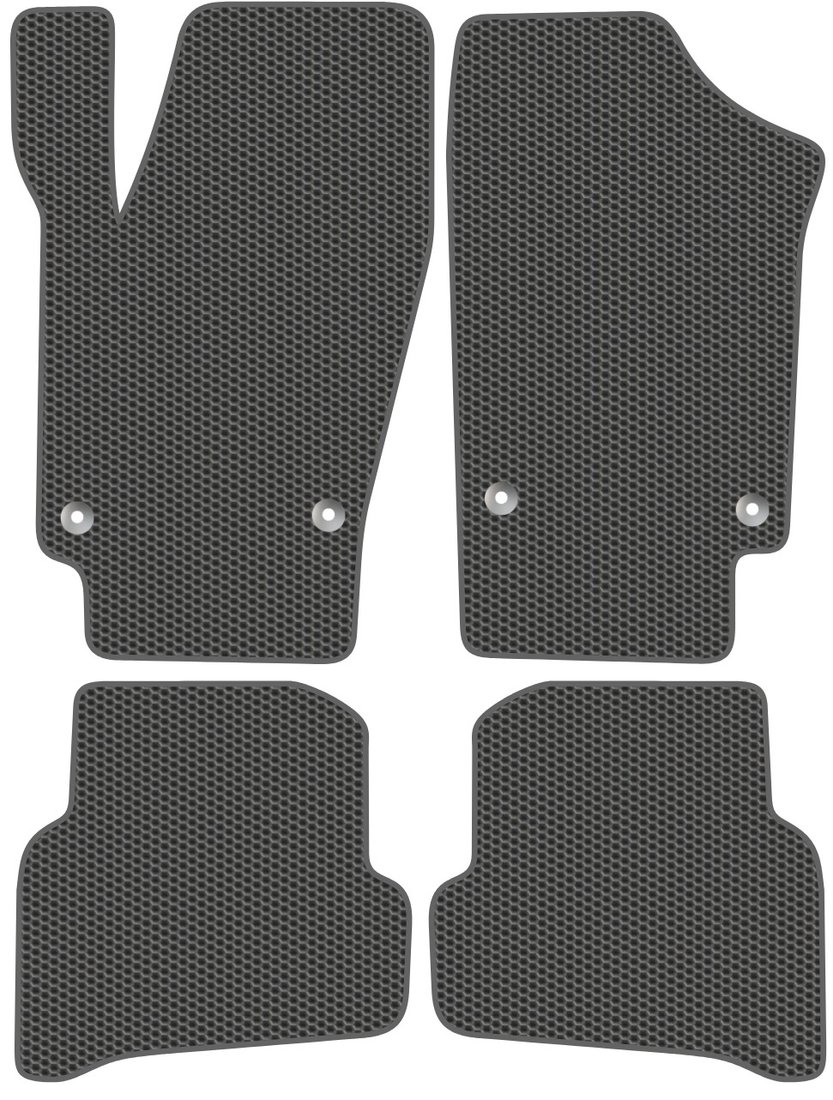 

Комплект ковриков для авто Alicosta Volkswagen Polo V (хэтчбек 5 дв / Mk5) 2008 - 2014 (серый)