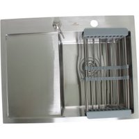 Кухонная мойка Wisent WS-36550-R/GER013 (с сифоном, дозатором и коландером)