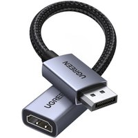 Адаптер Ugreen DP133 65982 DisplayPort - HDMI (0.2 м, черный)