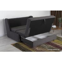 Диван DiArt Лео-3 1500 (велюр, Ultra Grafit)