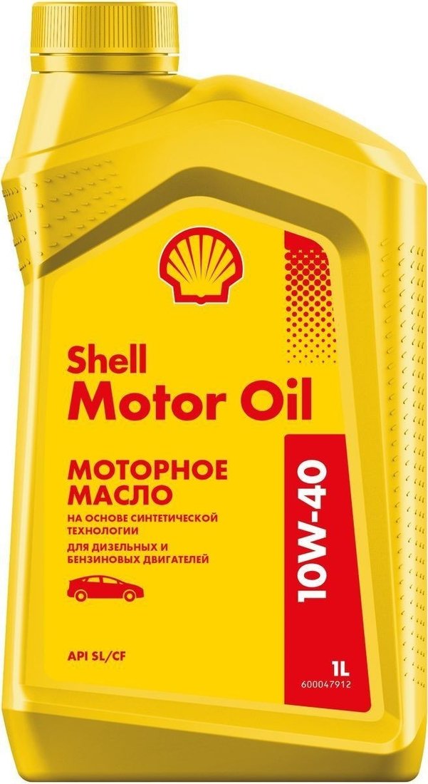 

Моторное масло Shell Motor Oil 10W-40 1л 550051069