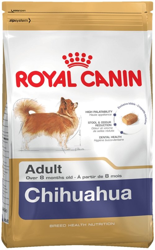 

Сухой корм для собак Royal Canin Chihuahua Adult (для взрослых собак породы чихуахуа в возрасте 8 месяцев и старше) 500 г