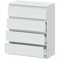 Комод NN мебель Денвер 4 ящика 00-00117232 (белый)