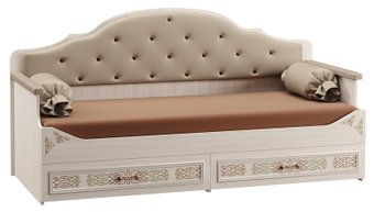 Кровать-тахта Mobi Флоренция 11.07 (ясень анкор MX 1879-Dublin Mosoon-Лайт 10)