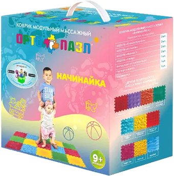 Ортопедический коврик Орто Пазл Микс Начинайка