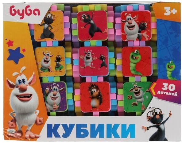 

Кубики Играем вместе Буба 1808K1121-R