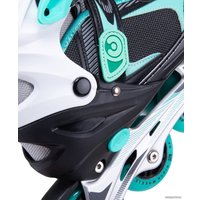 Роликовые коньки Ridex Allure (р. 39-42, черный/бирюзовый/белый)