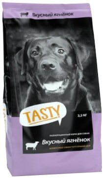 

Сухой корм для собак Tasty Для взрослых собак с ягненком 15 кг