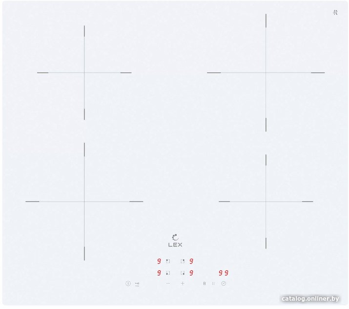 Варочная панель LEX EVI 640A WH