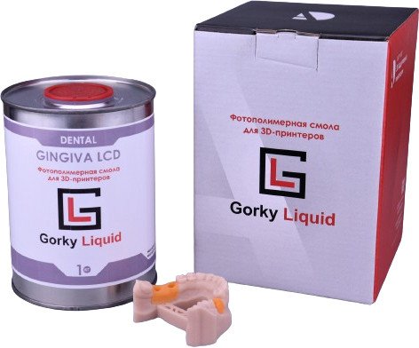 

Фотополимер Gorky Liquid Dental Gingiva LCD/DLP 1 кг